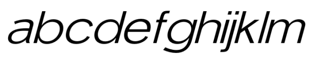 Elghita  Expanded Slant Light FONT