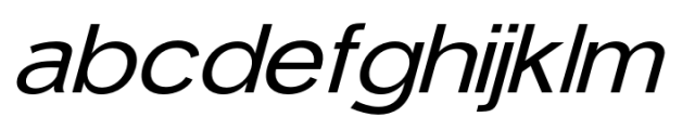 Elghita  Expanded Slant Regular FONT
