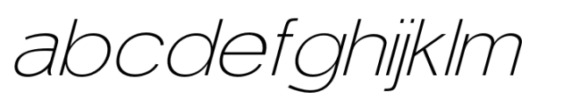 Elghita  Expanded Slant Thin FONT