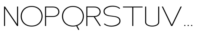 Elghita  Expanded Thin Font UPPERCASE