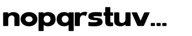 Elghita  Sans Expanded Black Font LOWERCASE