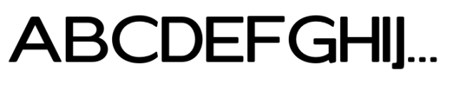 Elghita  Sans Expanded Medium Font UPPERCASE