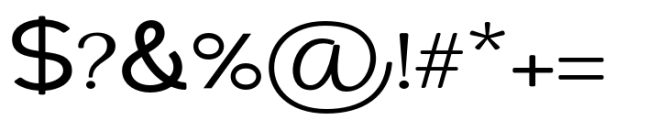 Elghita  Sans Expanded Regular Font OTHER CHARS