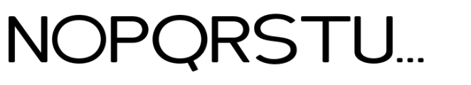 Elghita  Sans Expanded Regular Font UPPERCASE