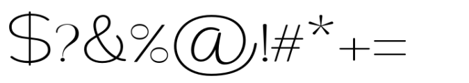 Elghita  Sans Expanded Thin Font OTHER CHARS