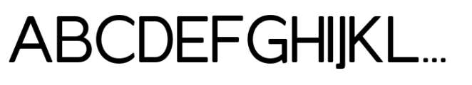Elghita  Sans Regular Font UPPERCASE