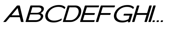 Elghita  Sans Slant Expanded Variable Font UPPERCASE