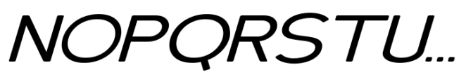 Elghita  Sans Slant Expanded Variable Font UPPERCASE