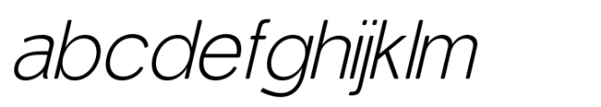 Elghita  Sans Slant Extra Light FONT