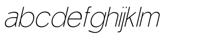 Elghita  Sans Slant Thin FONT