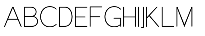 Elghita  Sans Thin Font UPPERCASE