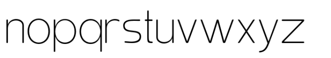 Elghita  Sans Thin Font LOWERCASE