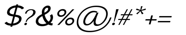 Elghita  Slant Expanded Variable Font OTHER CHARS