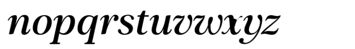 Elgraine Medium Italic Font LOWERCASE
