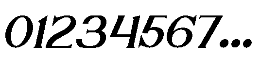 Elhave Italic Font OTHER CHARS