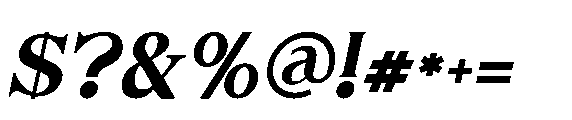 Elhave Italic Font OTHER CHARS