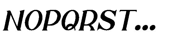 Elhave Italic Font UPPERCASE