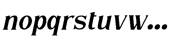 Elhave Italic Font LOWERCASE