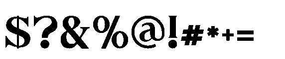 Elhave Regular Font OTHER CHARS