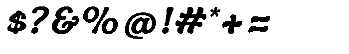 Eliavony Italic Font OTHER CHARS