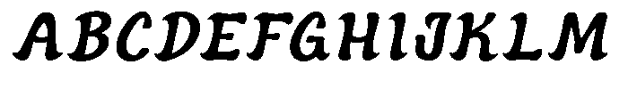 Eliavony Italic Font UPPERCASE