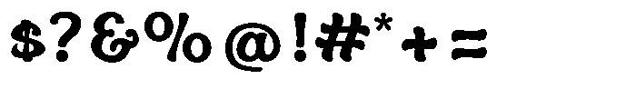 Eliavony Regular Font OTHER CHARS