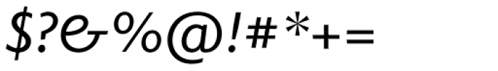 Elido Italic Font OTHER CHARS