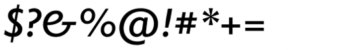 Elido SemiBold Italic Font OTHER CHARS