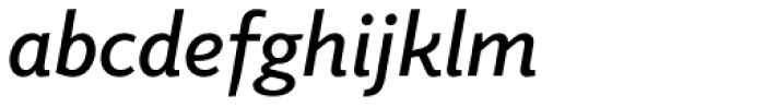 Elido SemiBold Italic Font LOWERCASE