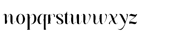 Elighina Solide  Italic Regular Font LOWERCASE