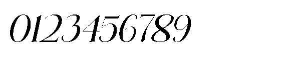 Elighina Solide  Italic Slant Regular Font OTHER CHARS