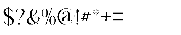 Elighina Solide  Regular Regular Font OTHER CHARS