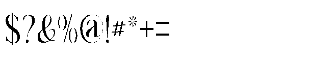 Elighina Solide  Scale Regular Font OTHER CHARS
