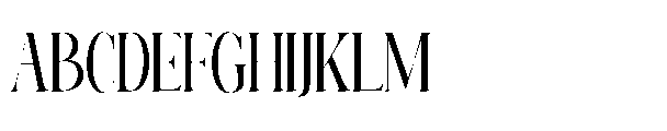 Elighina Solide  Scale Regular Font UPPERCASE