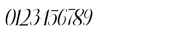 Elighina Solide  Scale Slant Regular Font OTHER CHARS