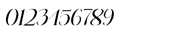 Elighina Solide  Slant Regular Font OTHER CHARS