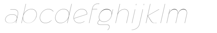 Eligra Hairline Italic Font LOWERCASE