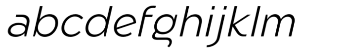 Eligra Light Italic Font LOWERCASE