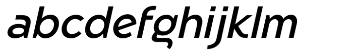 Eligra Medium Italic Font LOWERCASE