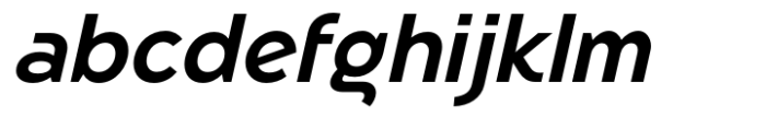 Eligra Semi Bold Italic Font LOWERCASE
