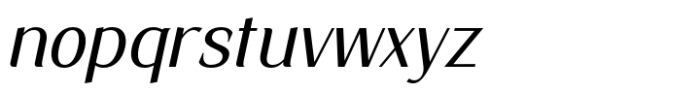 Elio & Oliver v2 Medium Italic Font LOWERCASE