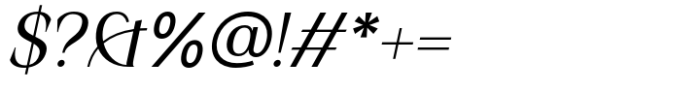 Elio & Oliver v2 Regular Italic Font OTHER CHARS