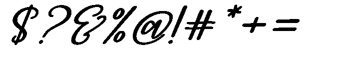 Eliora Journal Bold Italic Font OTHER CHARS