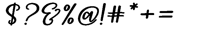 Eliora Journal Bold Font OTHER CHARS