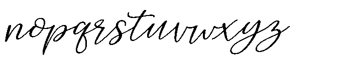 Eliora Journal Italic Font LOWERCASE