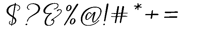 Eliora Journal Regular Font OTHER CHARS