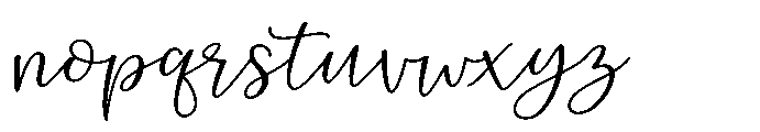 Eliora Journal Regular Font LOWERCASE