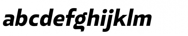 Elioth Bold Italic Font LOWERCASE