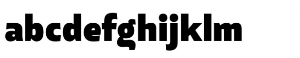 Elioth Heavy Font LOWERCASE