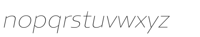 Elioth Italic Variable Font LOWERCASE